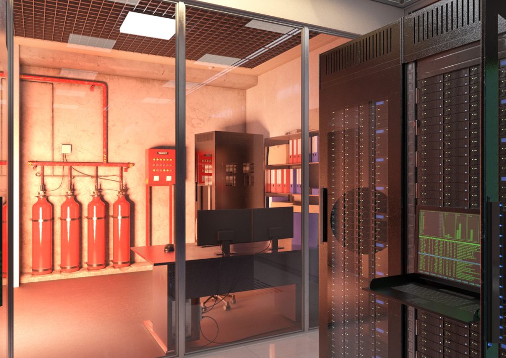 Sustav za gašenje požara plinom Novec1230 u server sobi