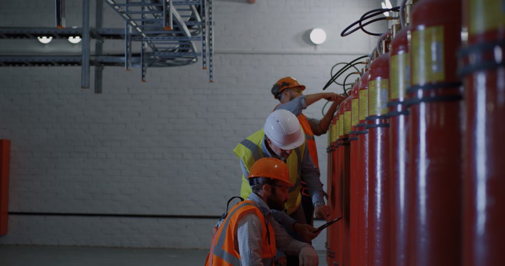 Održavanje sustava za gašenje požara plinom